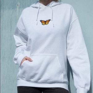 Brandy Melville butterfly sweatshirt hoodie HOLD
